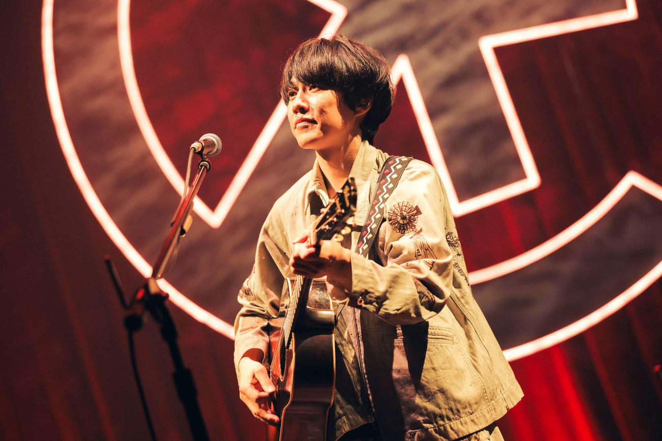バースデーライブ「OCTOBER SONGS」を行った山内総一郎