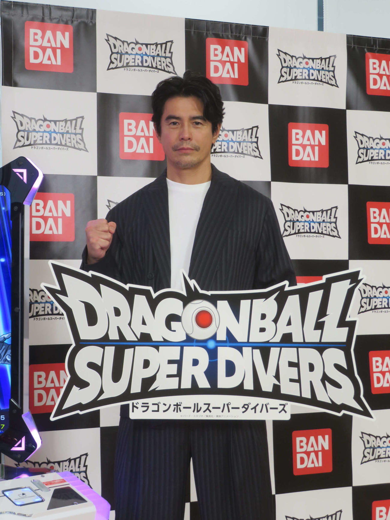ドラゴンボールスーパーダイバーズ「超周年BUPPAフェス」に出席した伊藤英明（撮影・川田和博）