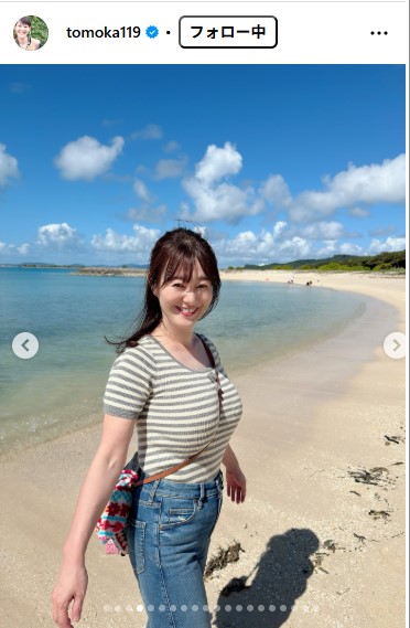 ラジオ沖縄・竹中知華アナウンサーのインスタグラムから