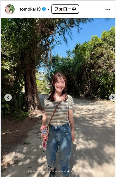 ラジオ沖縄・竹中知華アナウンサーのインスタグラムから