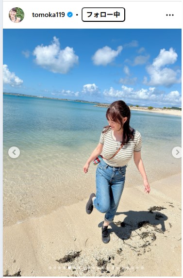 ラジオ沖縄・竹中知華アナウンサーのインスタグラムから