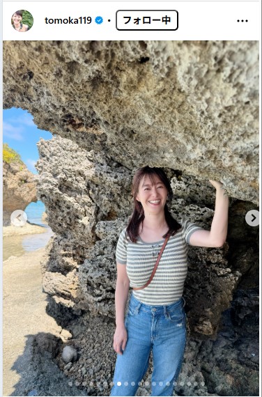ラジオ沖縄・竹中知華アナウンサーのインスタグラムから