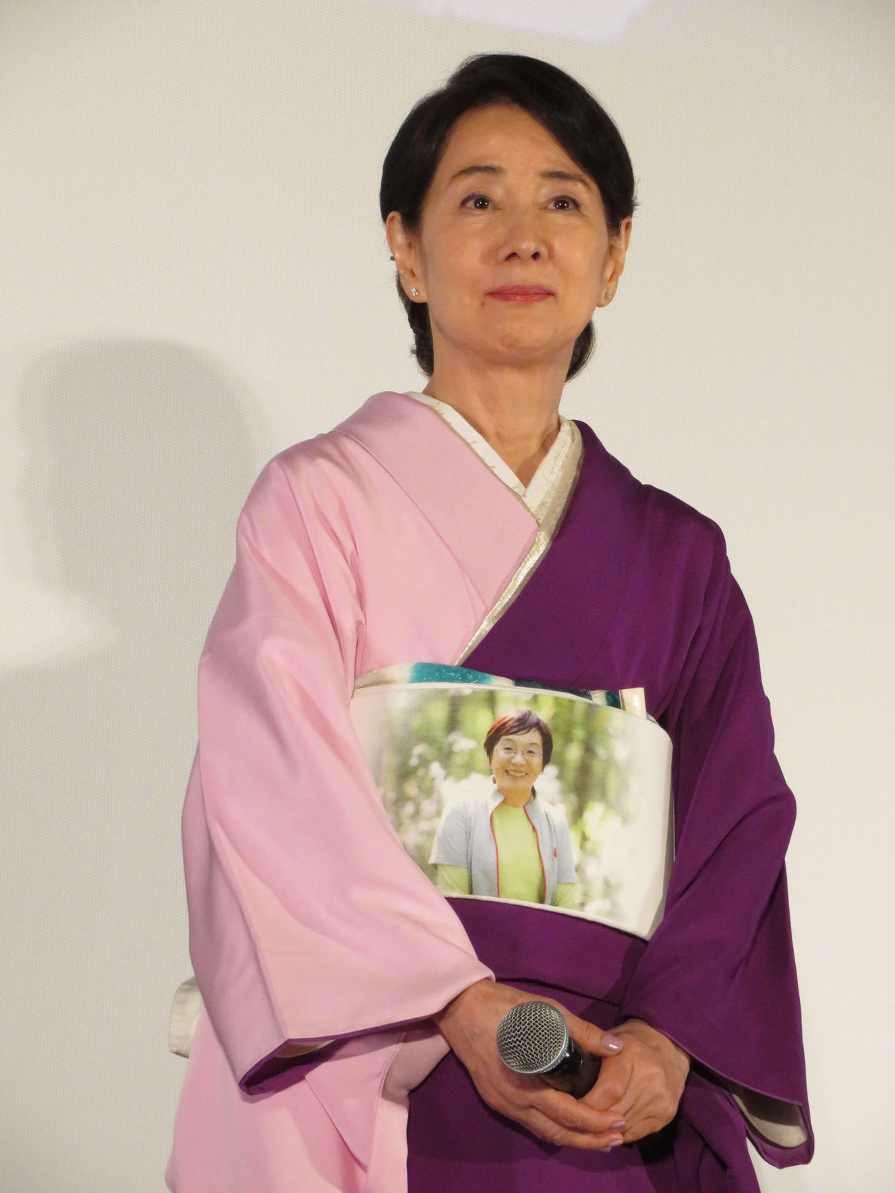 東京国際映画祭でオープニング上映された「てっぺんの向こうにあなたがいる」舞台あいさつに登壇した吉永小百合（撮影・村上幸将）