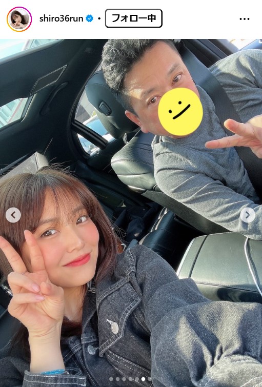 白間美瑠のインスタグラムから