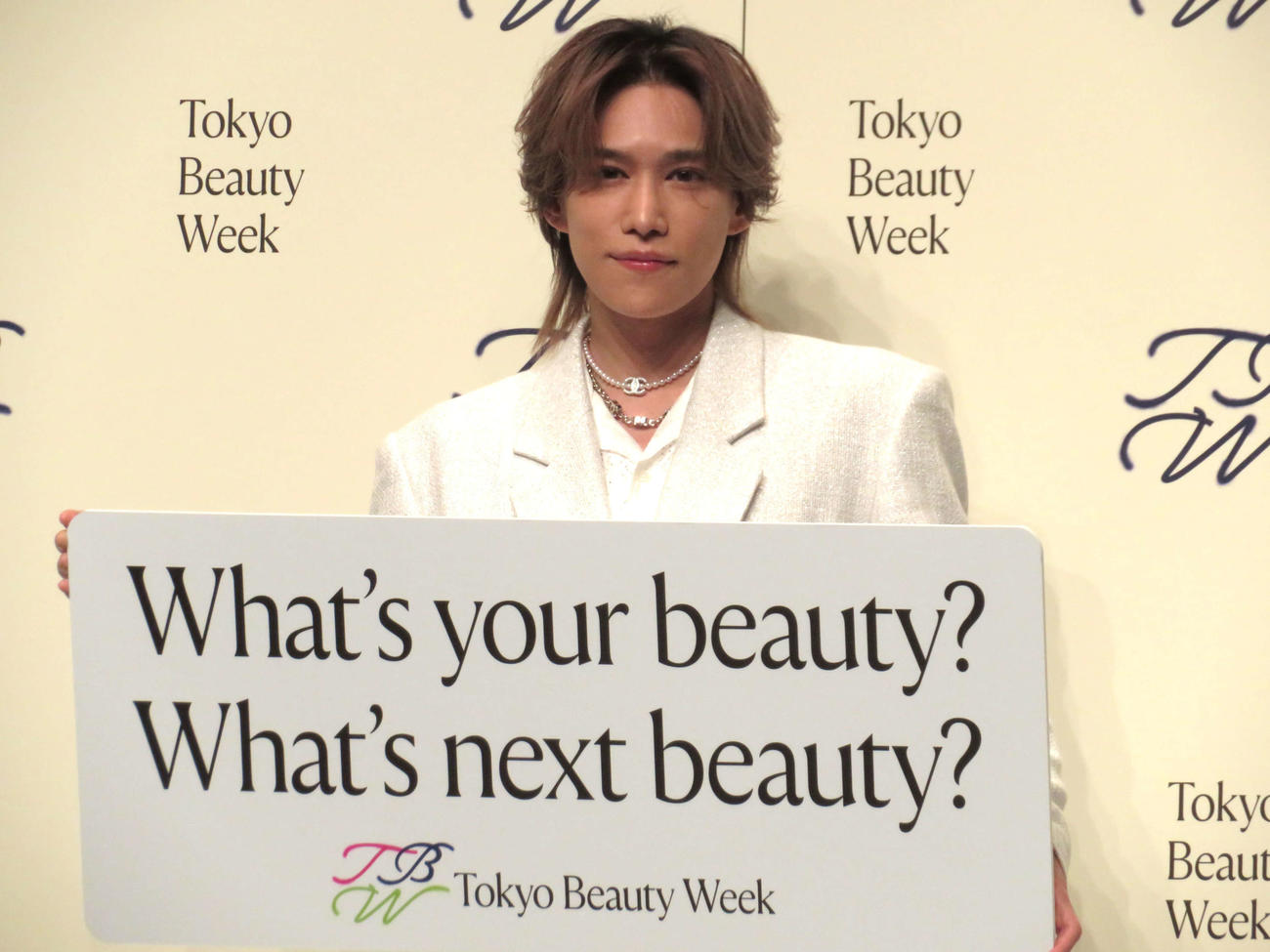 「Tokyo Beauty Week」プロジェクト発表会に登壇したKis－My－Ft2の千賀健永