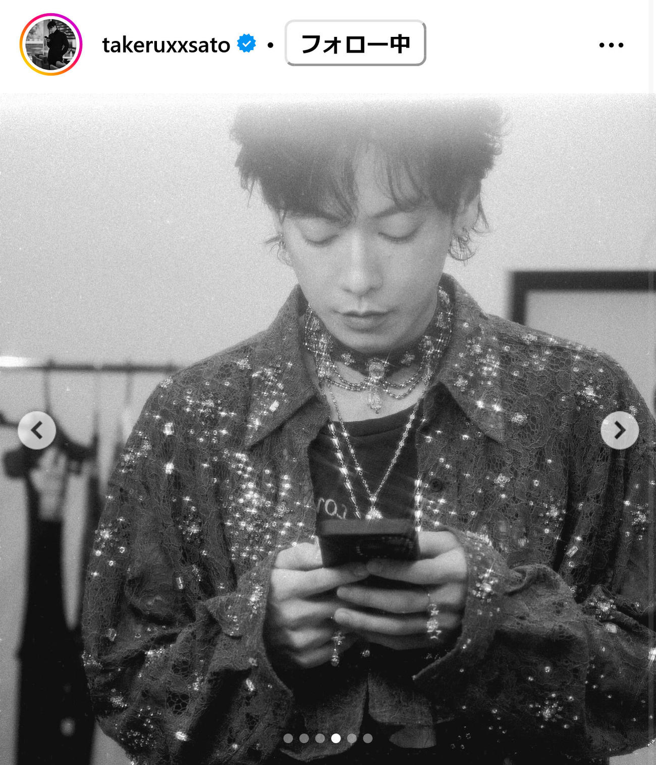 佐藤健のインスタグラムから