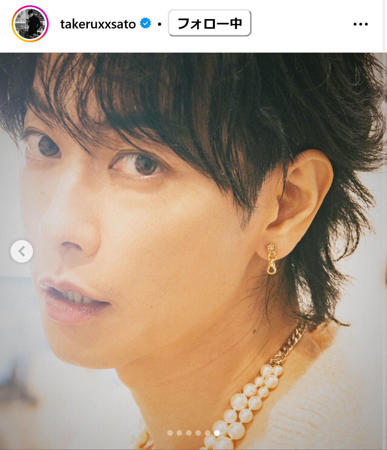 佐藤健のインスタグラムから