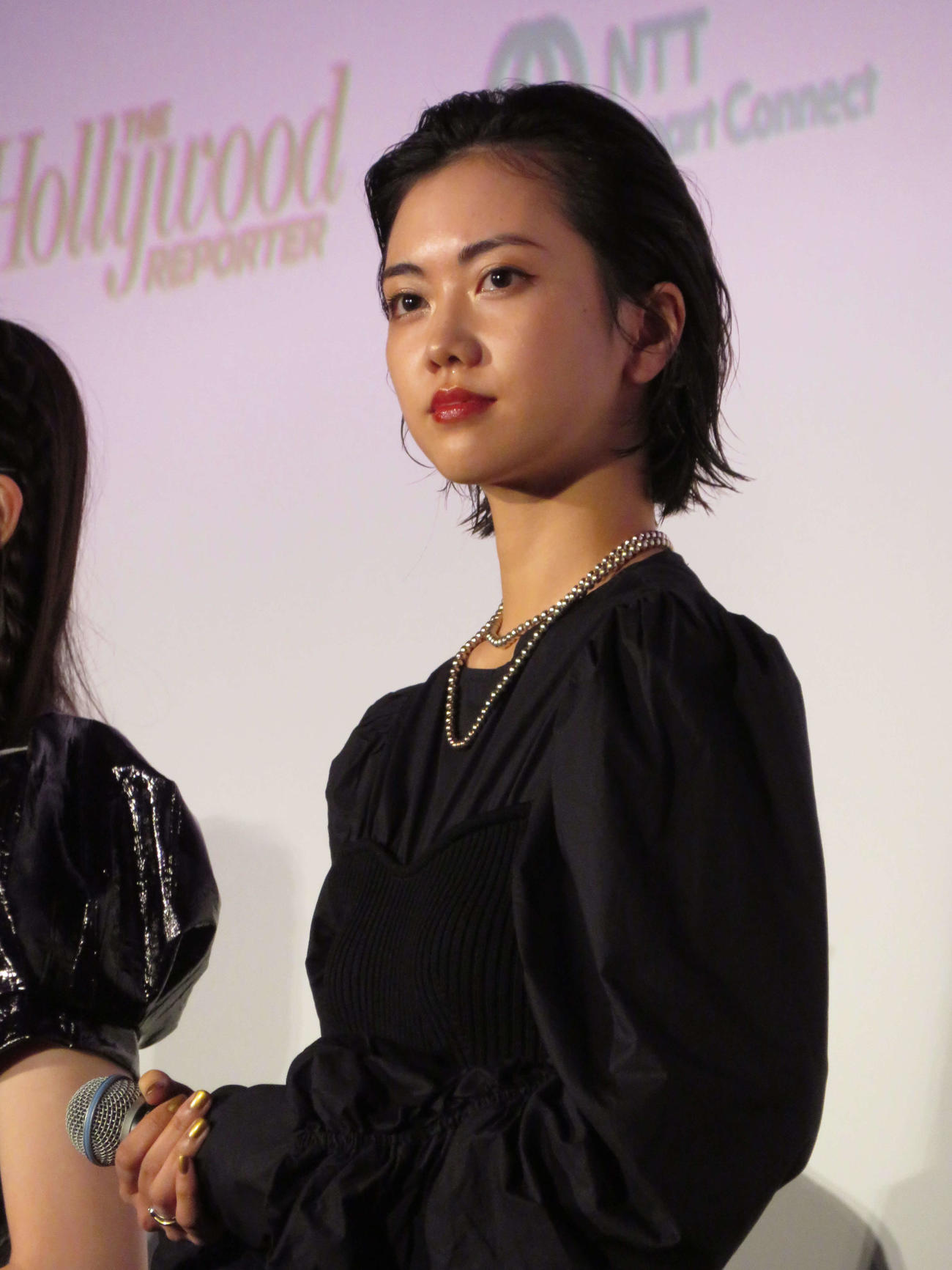 初主演映画「恋愛裁判」の東京国際映画祭公式上映に登壇した小川未祐（撮影・村上幸将）