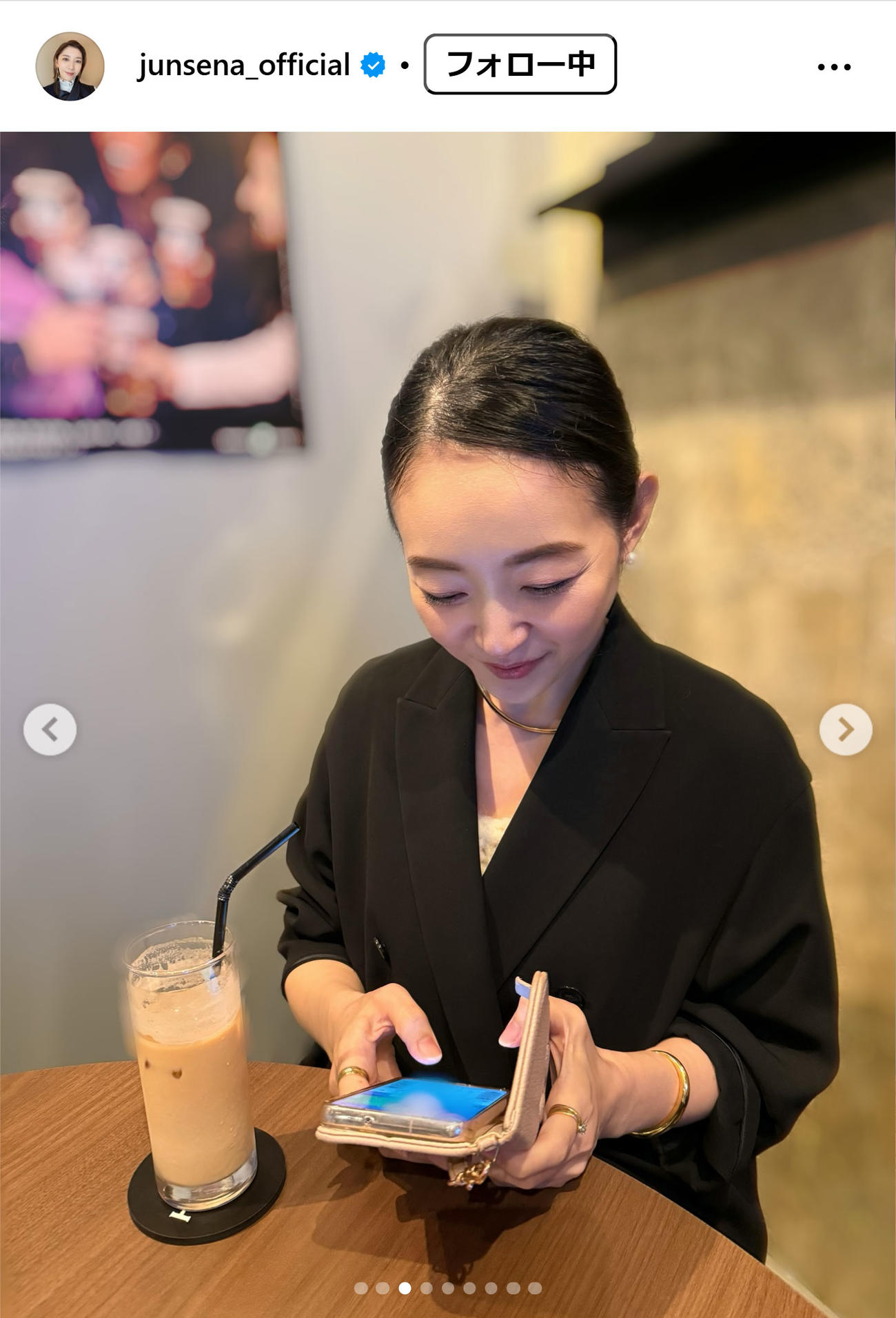 瀬奈じゅんのインスタグラムから