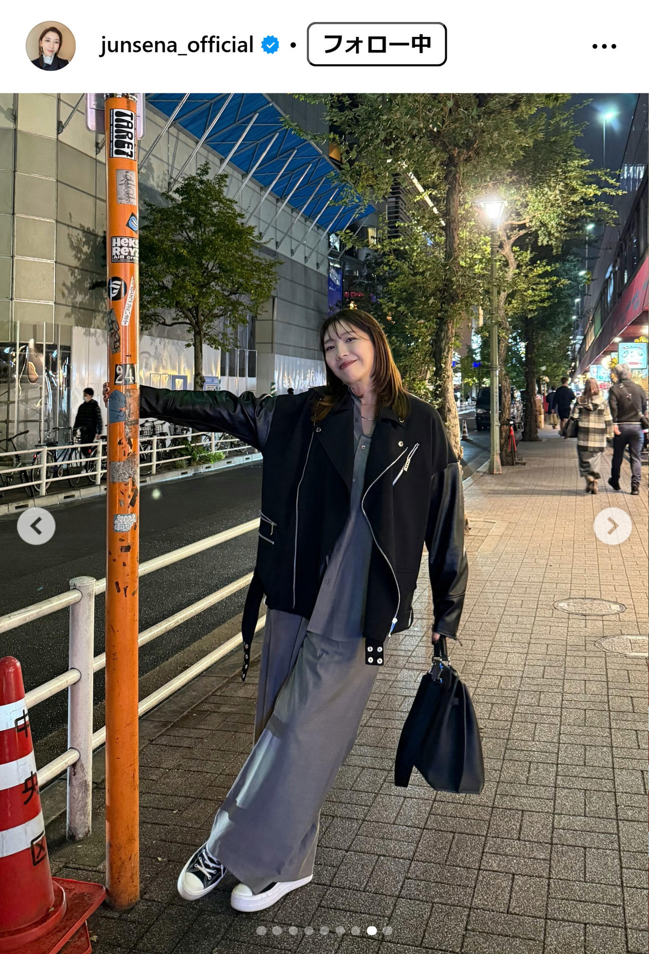 瀬奈じゅんのインスタグラムから