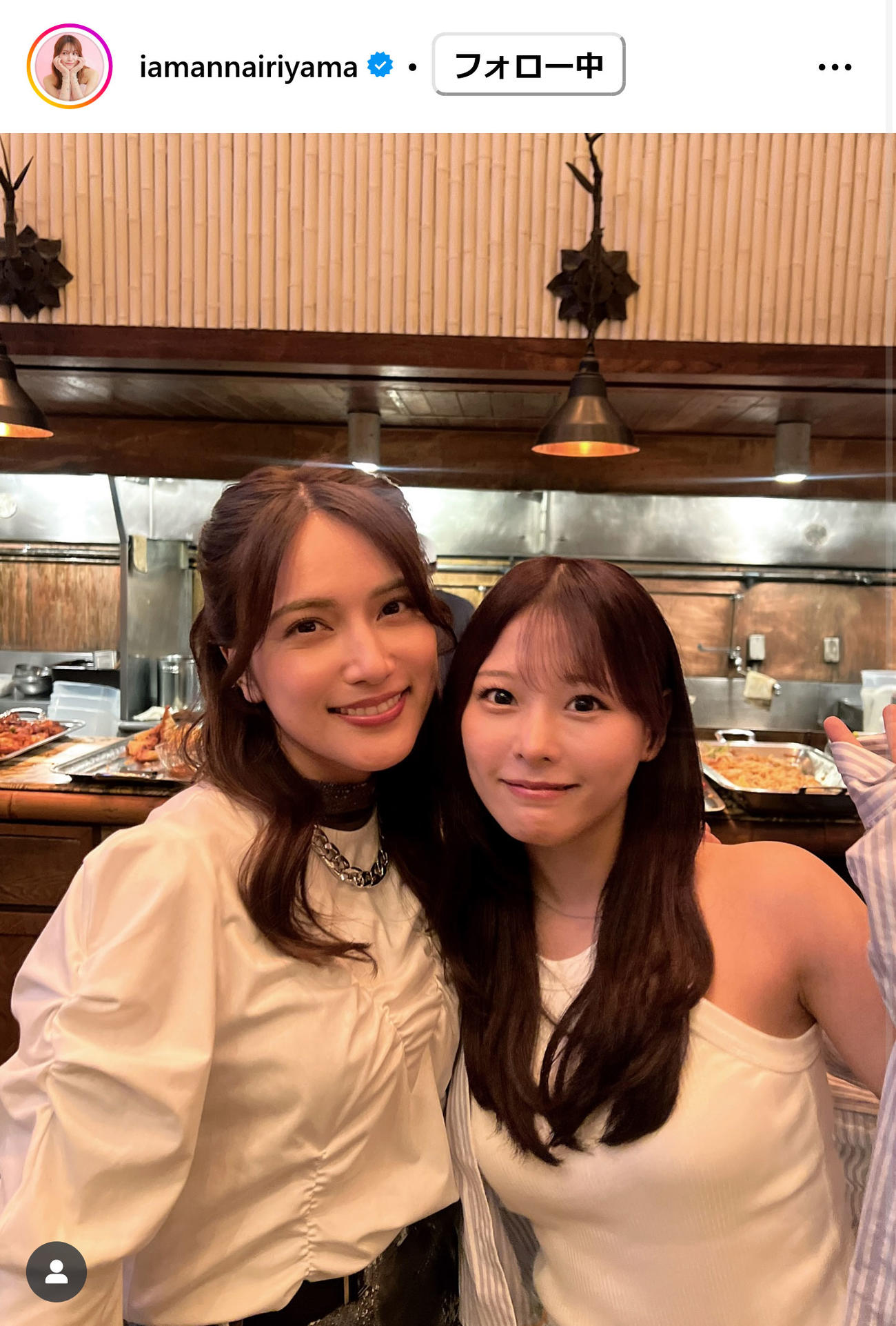 入山杏奈のインスタグラムから