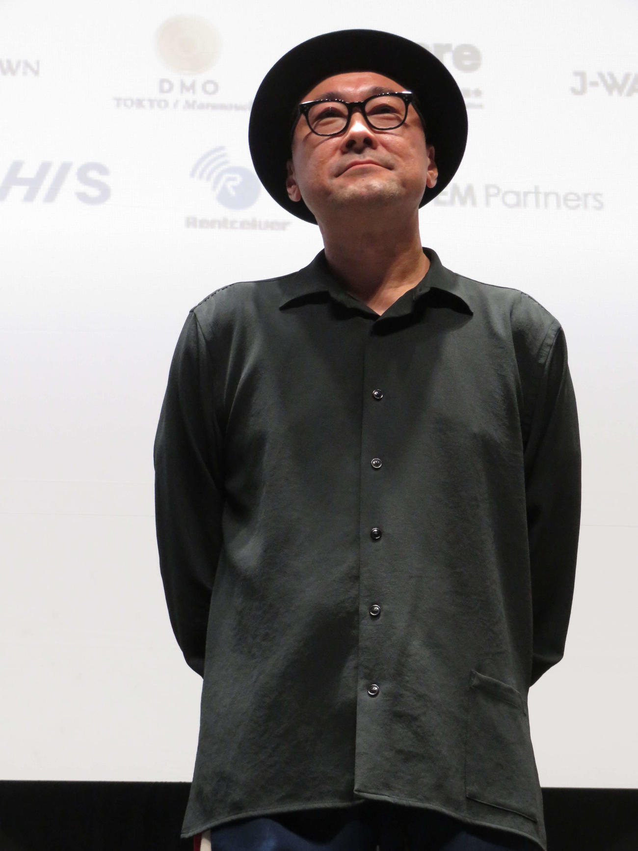 東京国際映画祭ガラ・セレクションに出品した映画「ナイトフラワー」公式上映に登壇した内田英治監督（撮影・村上幸将）