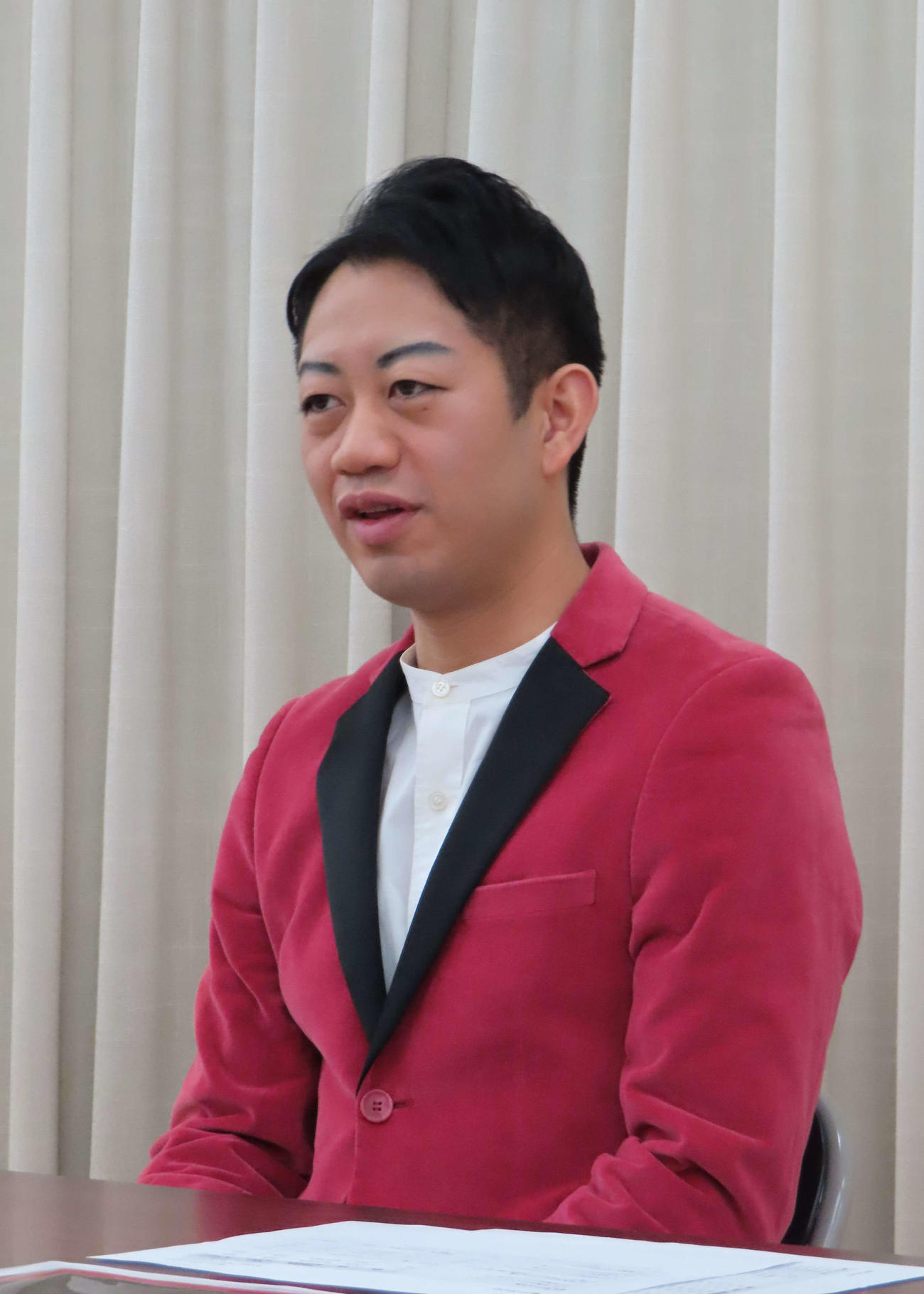 「ART歌舞伎2025～DEEP FOREST～」の取材会を行った中村壱太郎