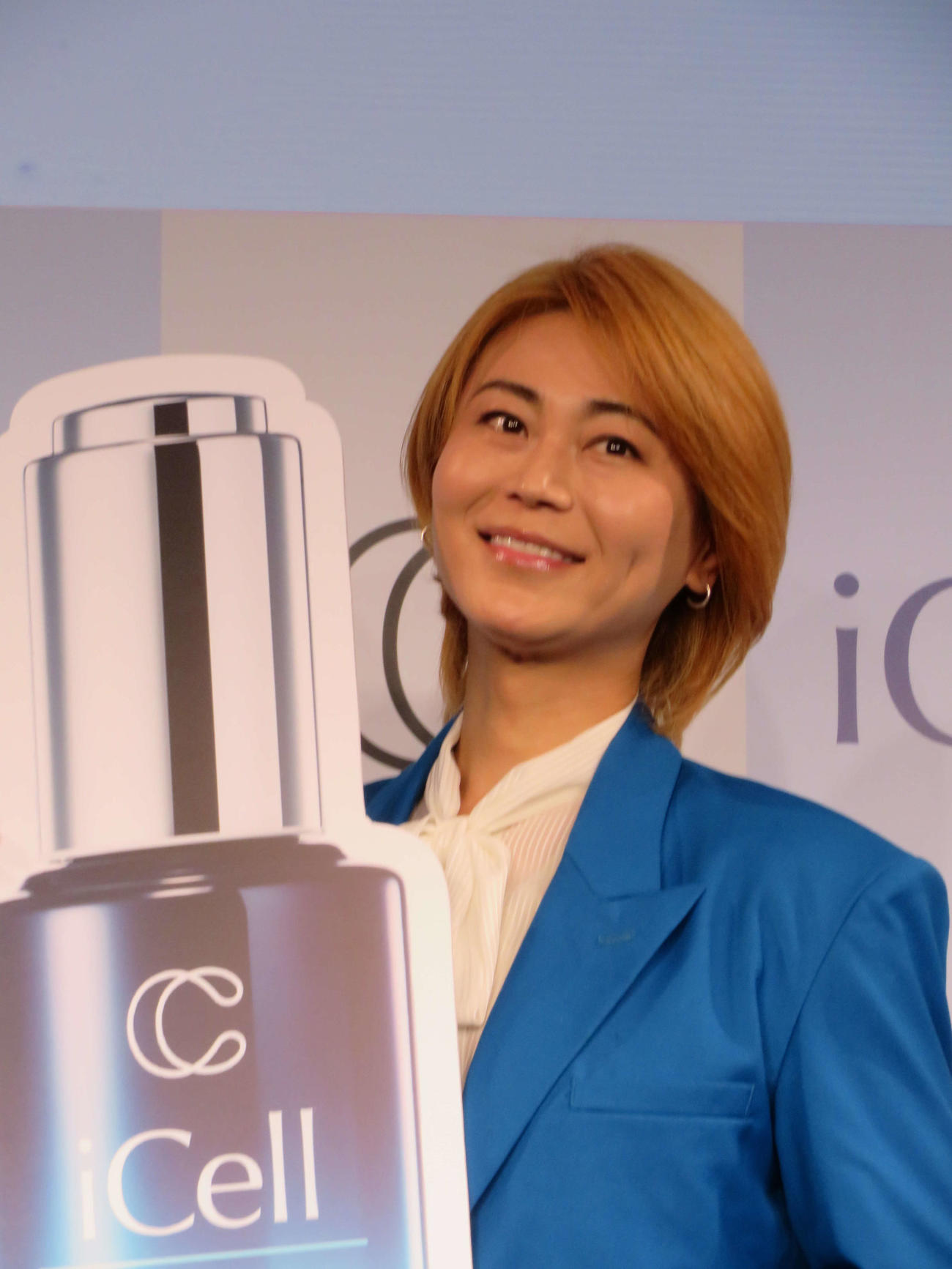 再生医療スキンケアブランド「iCell」のアンバサダーに就任した氷川きよし