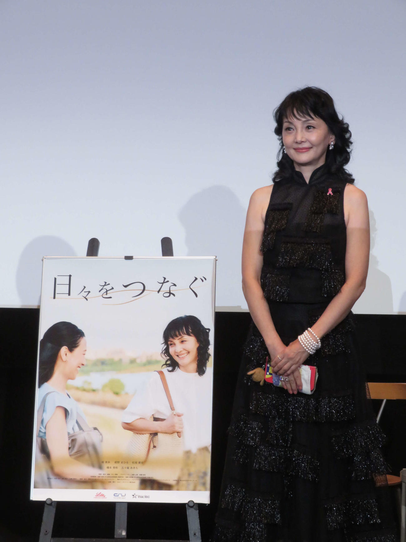 ショートフィルム「日々をつなぐ」完成披露プレミア上映メディアイベントに登壇した南果歩