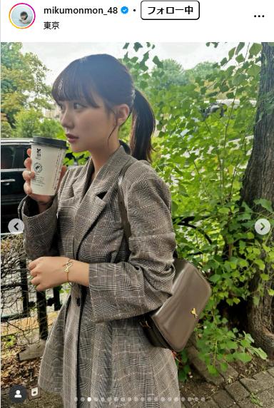 田中美久のインスタグラムから