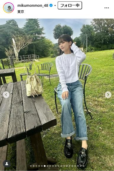 田中美久のインスタグラムから