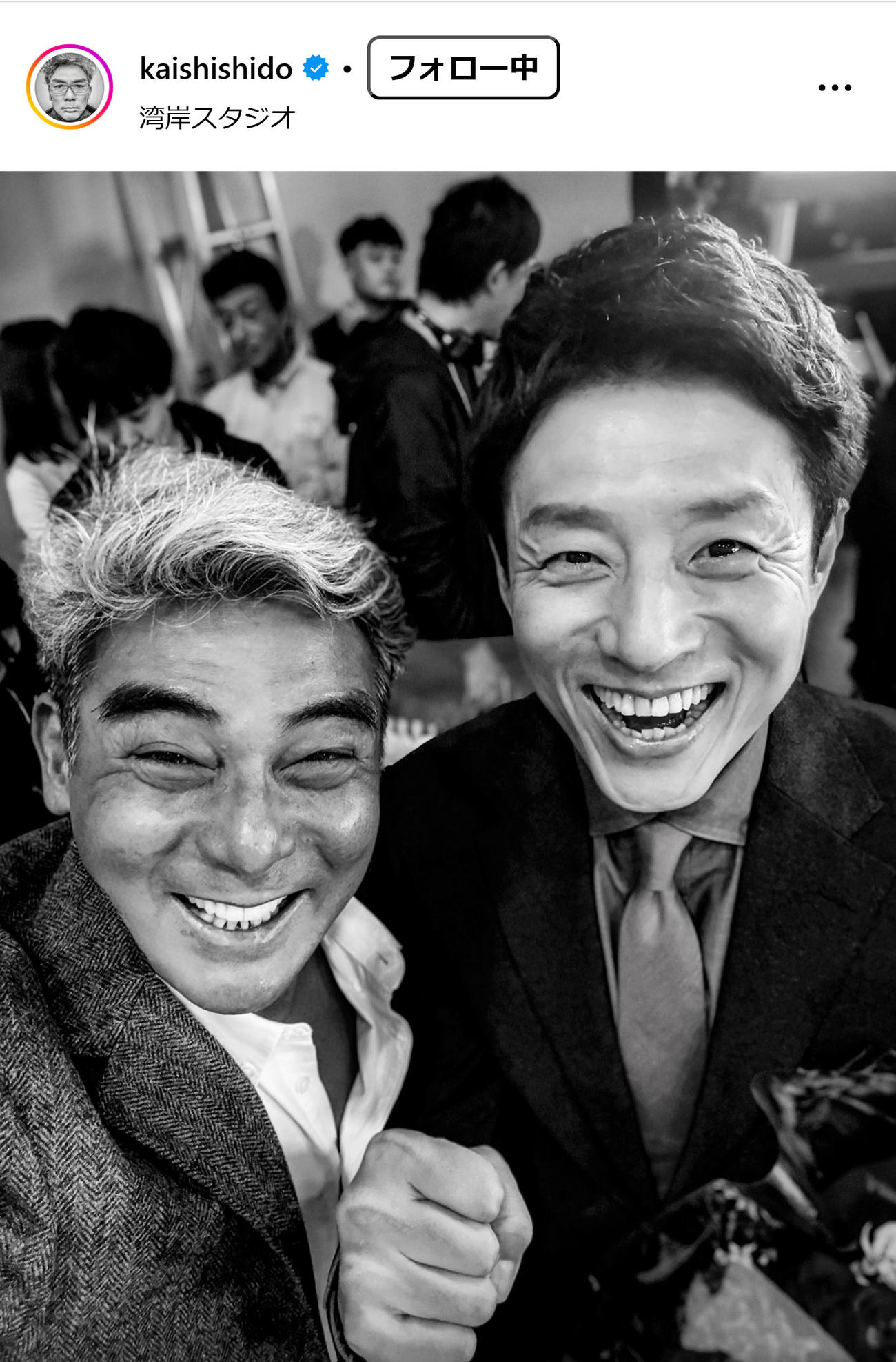 宍戸開のインスタグラムから