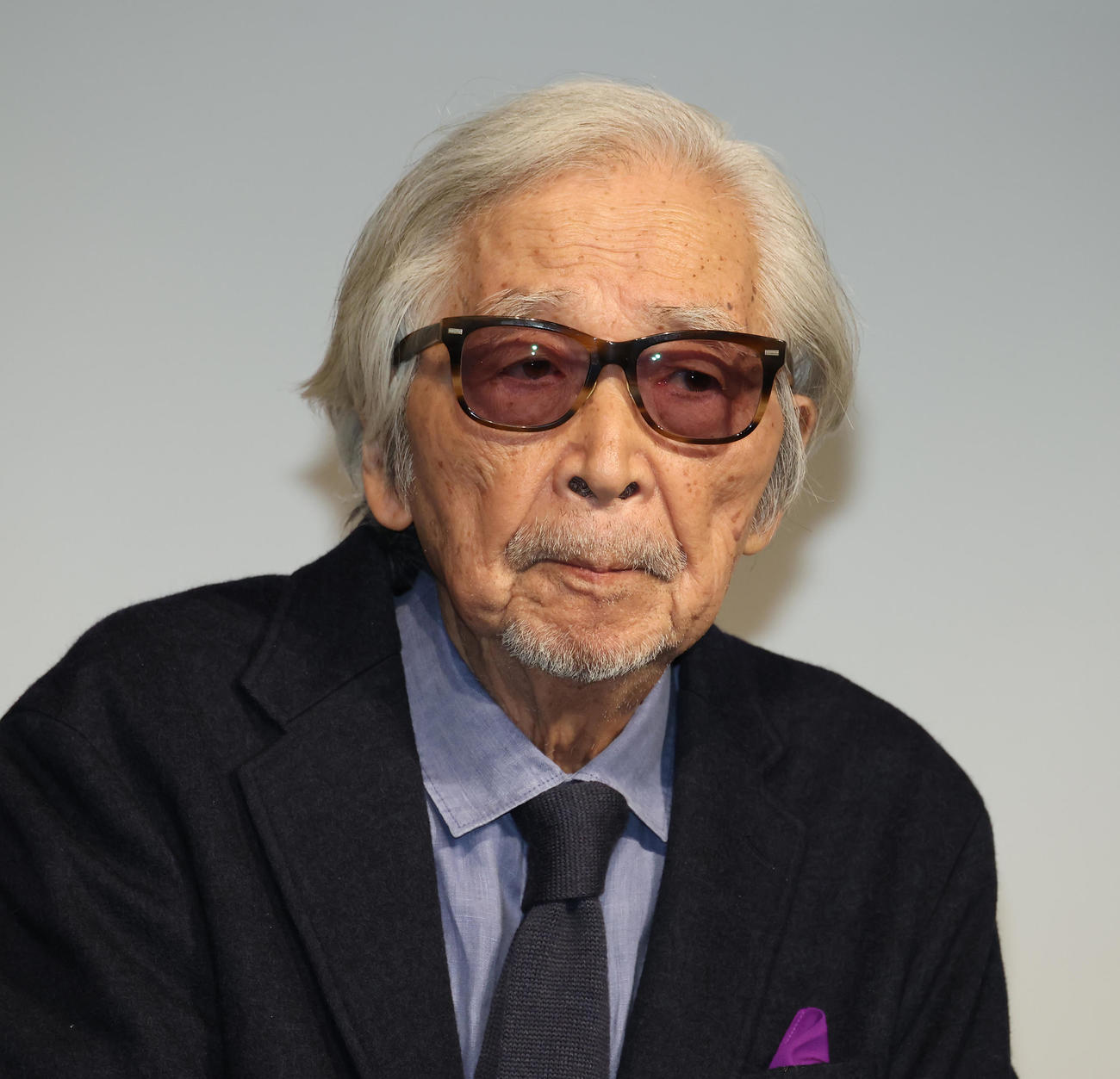 東京国際映画祭で李相日監督と対談する山田洋次監督（撮影・中島郁夫）