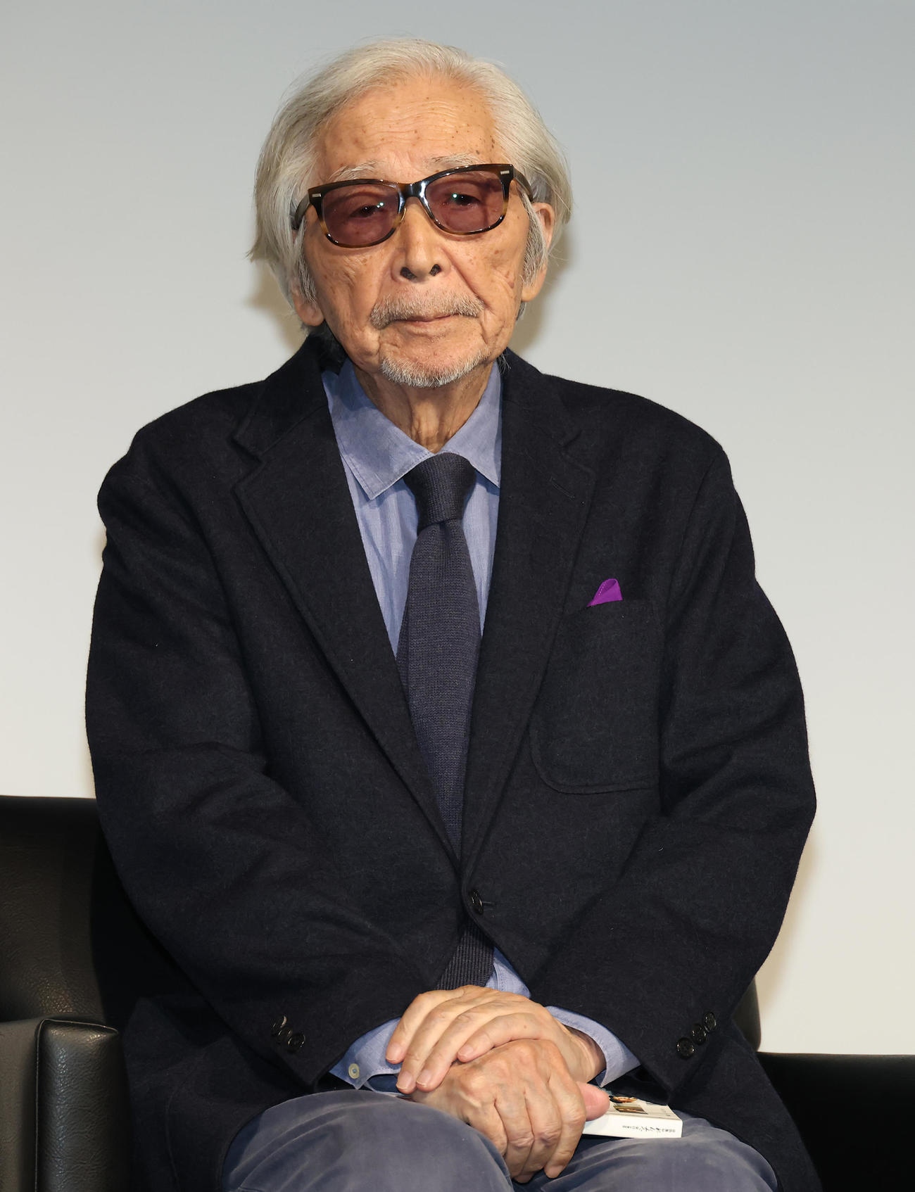 東京国際映画祭で李相日監督と対談する山田洋次監督（撮影・中島郁夫）