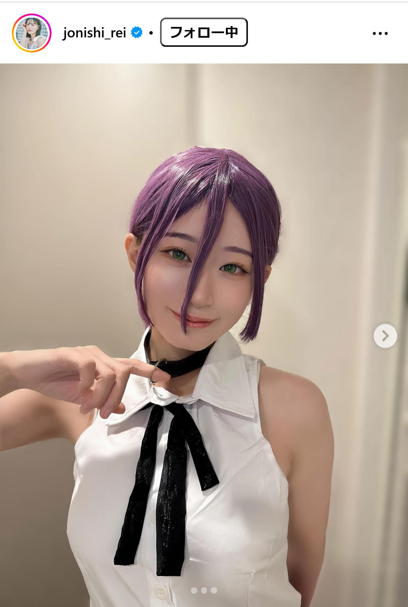 上西怜のインスタグラムから