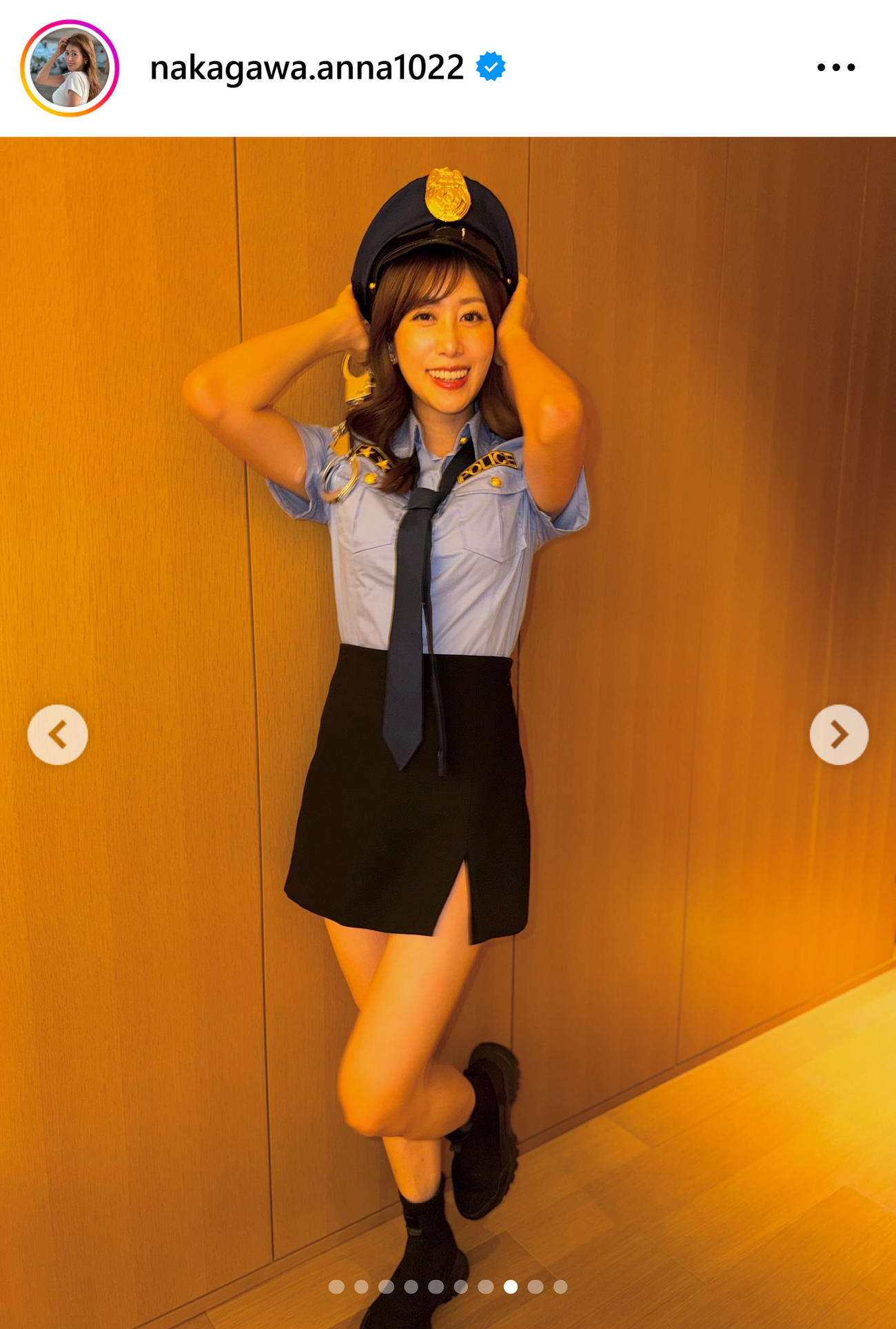 中川安奈のインスタグラムから