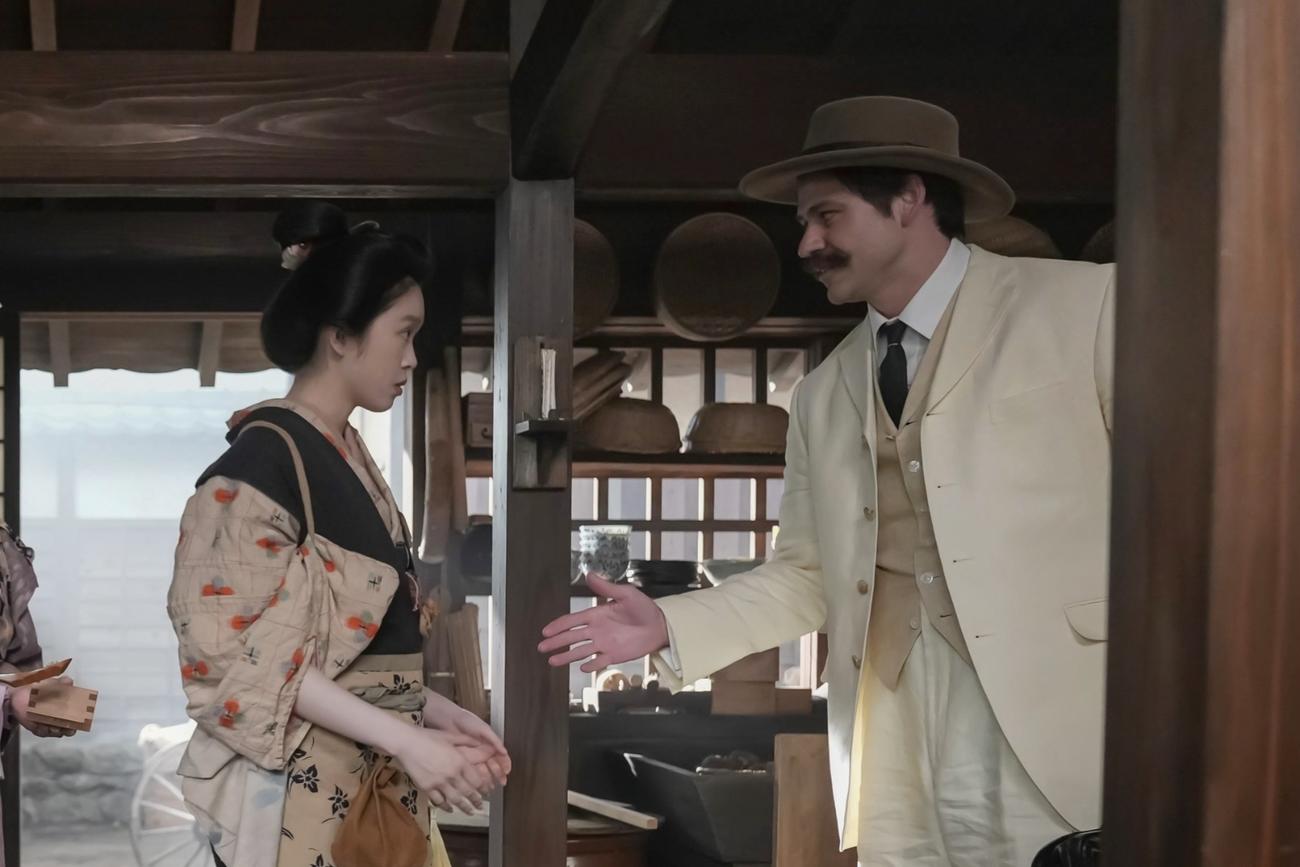 NHK連続テレビ小説「ばけばけ」の1場面（C）NHK