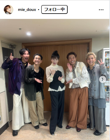 未唯mieのインスタグラムから
