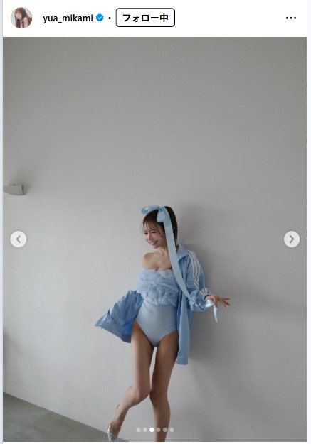 三上悠亜のインスタグラムから