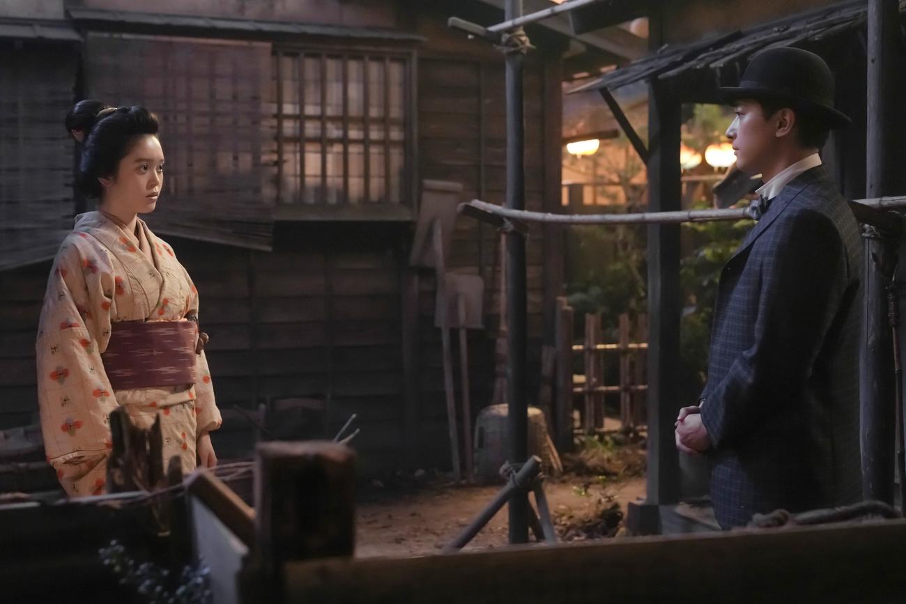 NHK連続テレビ小説「ばけばけ」の1場面（C）NHK