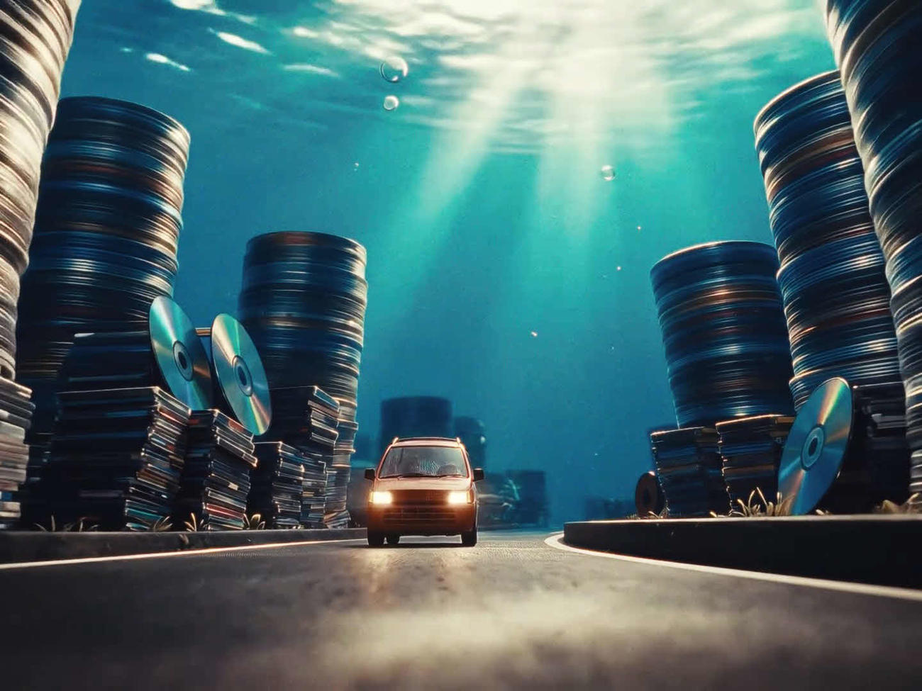 山下達郎の2年ぶりのダブルA面シングル「オノマトペISLAND／MOVE ON」のリリースを記念して制作、公開された収録曲「MOVE ON」のショート・ミュージック・ビデオ