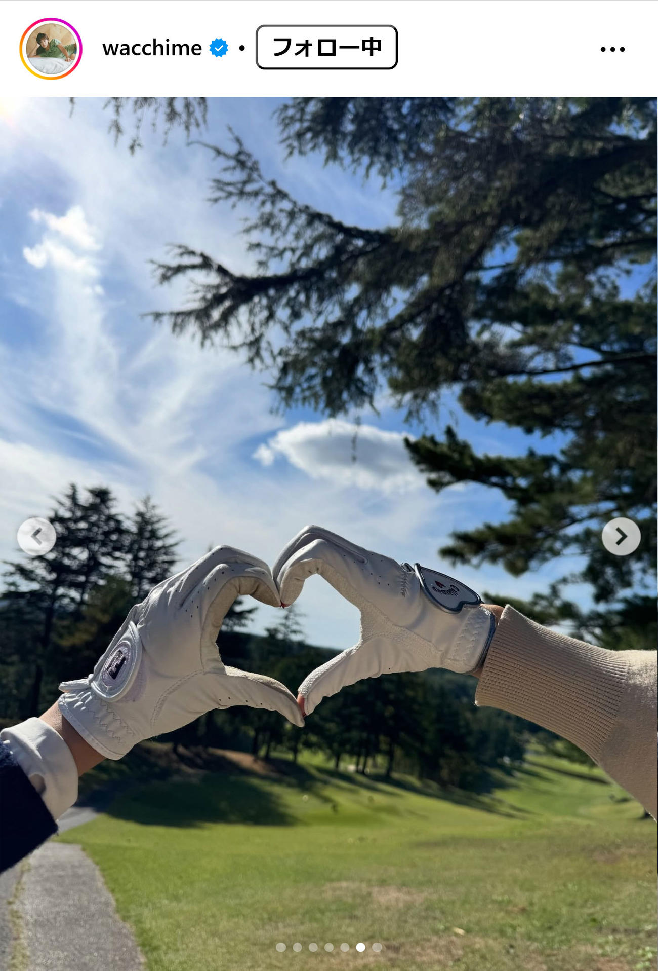 わちみなみのインスタグラムから