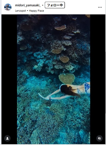 山崎みどりのインスタグラムから