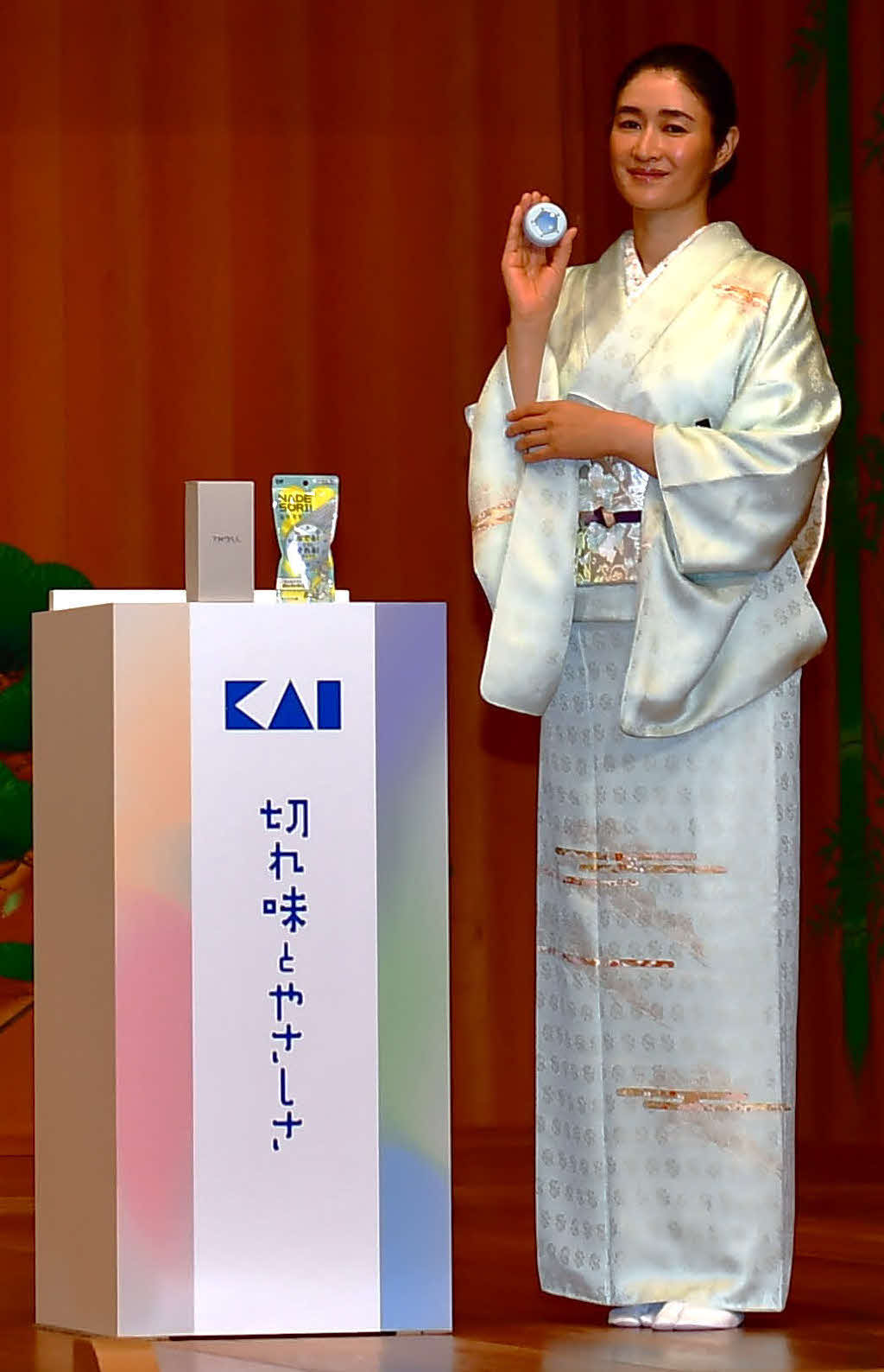 貝印「いい刃の日」PRイベントに出席した小雪（撮影・松尾幸之介）