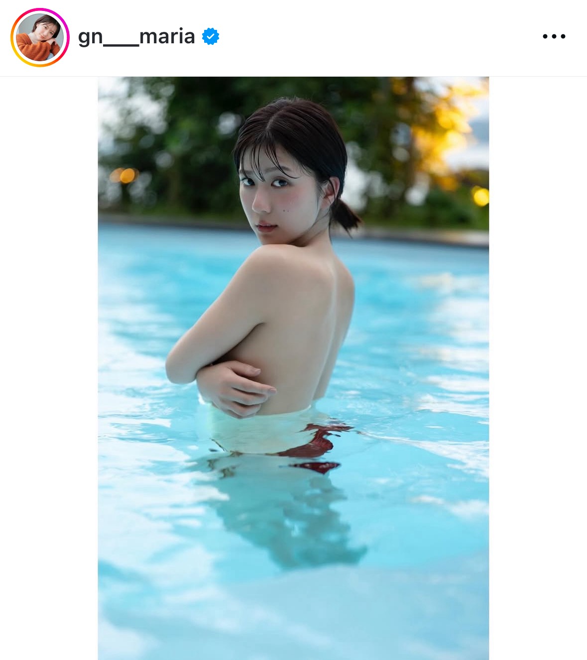 清水麻璃亜のインスタグラムから