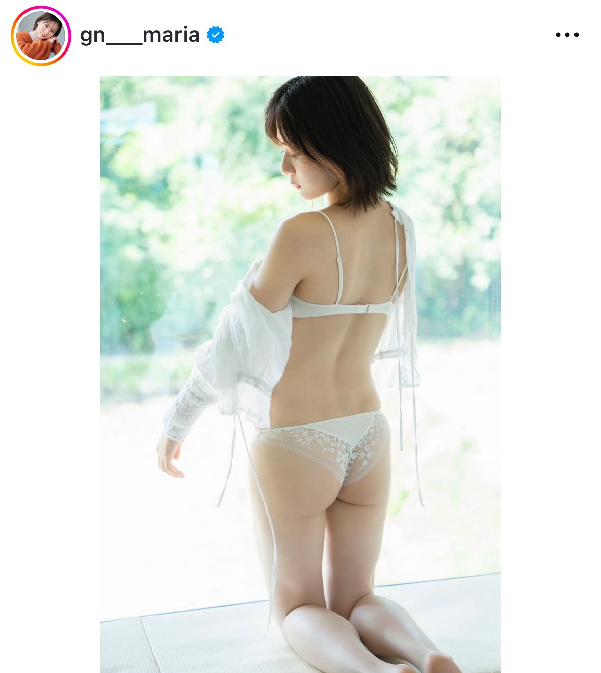 清水麻璃亜のインスタグラムから