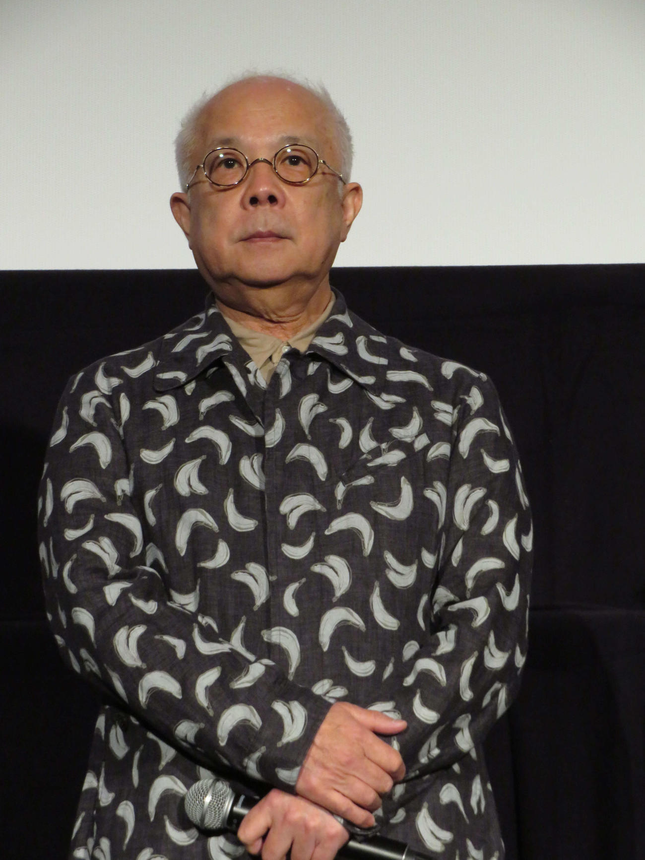 映画「おいしい給食　炎の修学旅行」大ヒット御礼舞台あいさつに登壇した小堺一機（撮影・村上幸将）