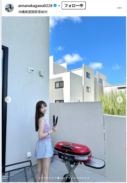 中川杏奈のインスタグラムから