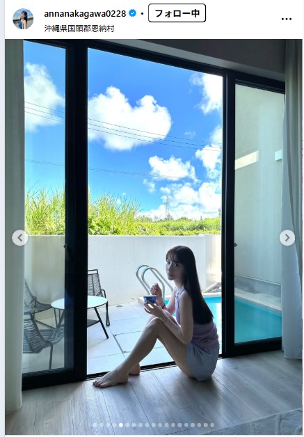 中川杏奈のインスタグラムから