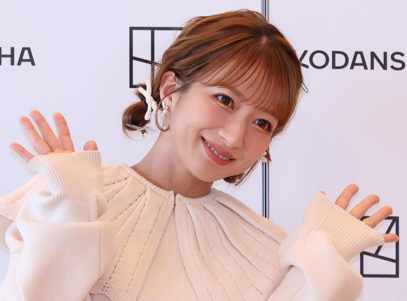 最新著書発売記念イベントを行った辻希美（撮影・中島郁夫）