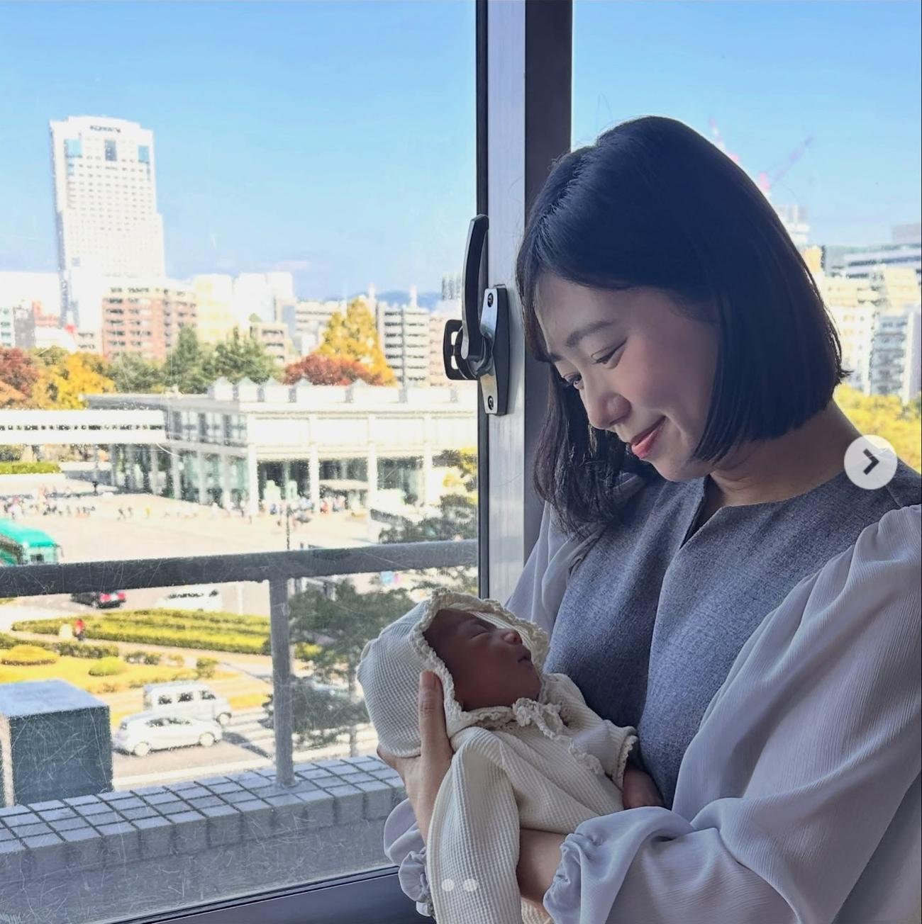 森本晴香アナのインスタグラムから