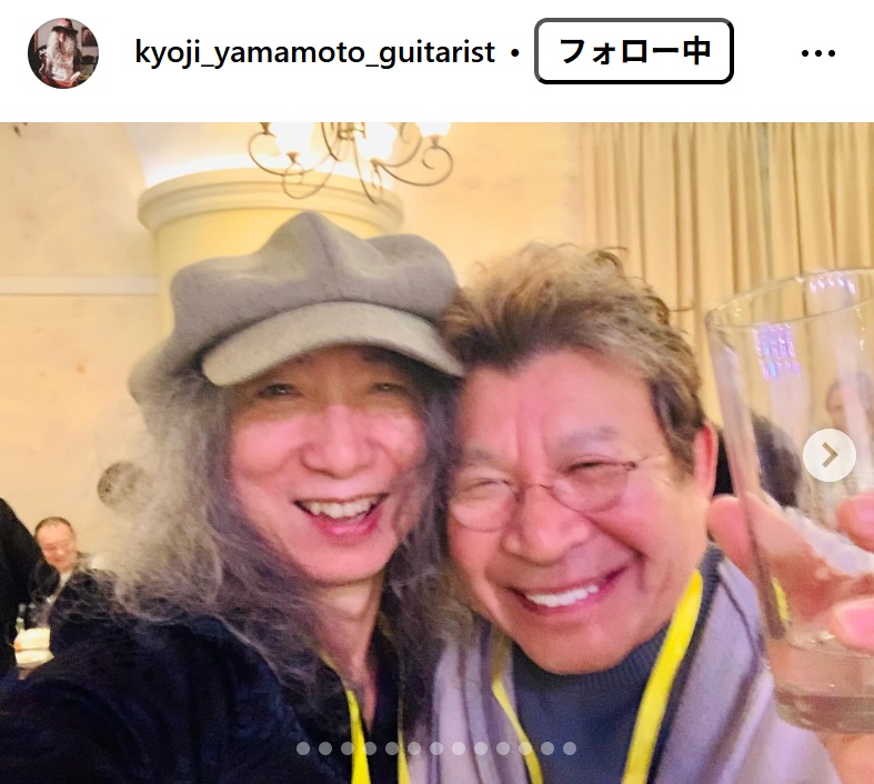 山本恭司のインスタグラムから