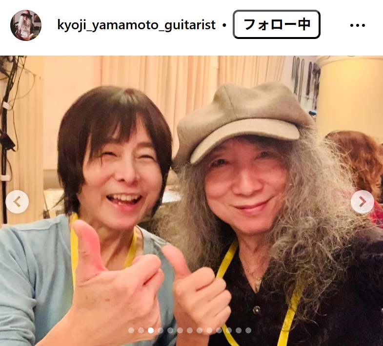 山本恭司のインスタグラムから