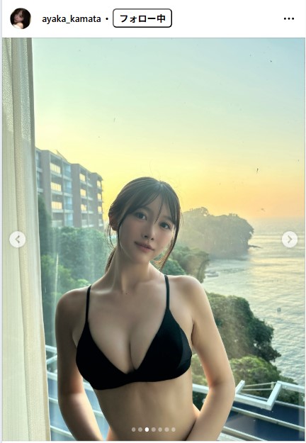 鎌田彩樺のインスタグラムから