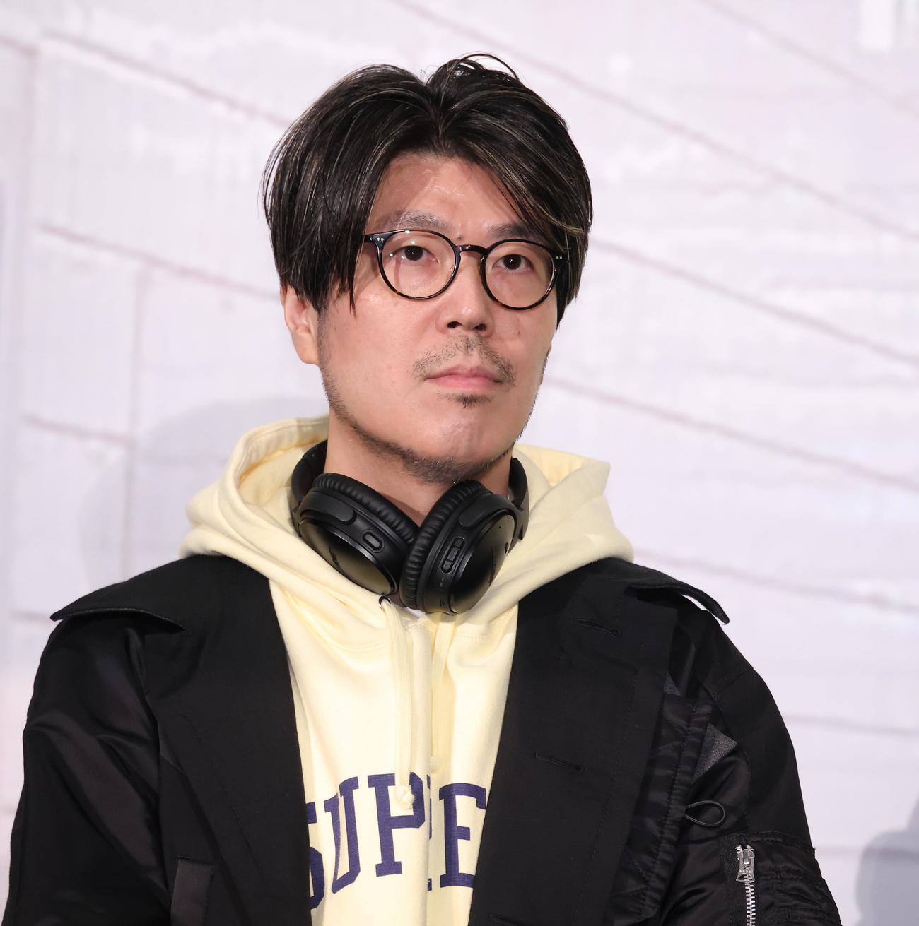 映画「8番出口」完全攻略舞台あいさつをする川村元気監督（撮影・中島郁夫）