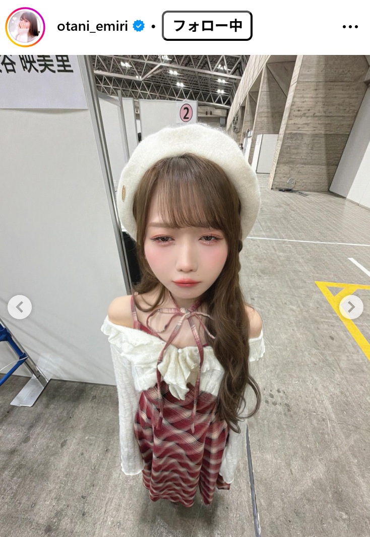 大谷映美里のインスタグラムから