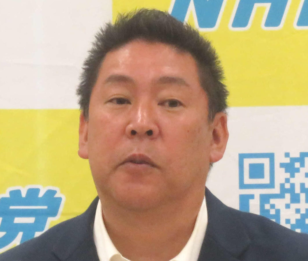 立花孝志容疑者（2023年9月撮影）