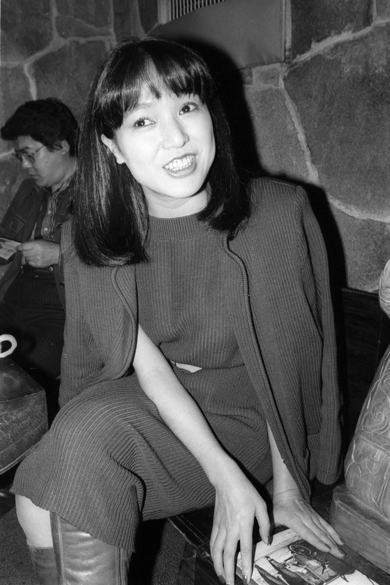 若い頃の桃井かおり（1979年撮影）