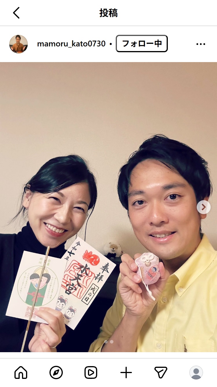 加藤守のインスタグラムから