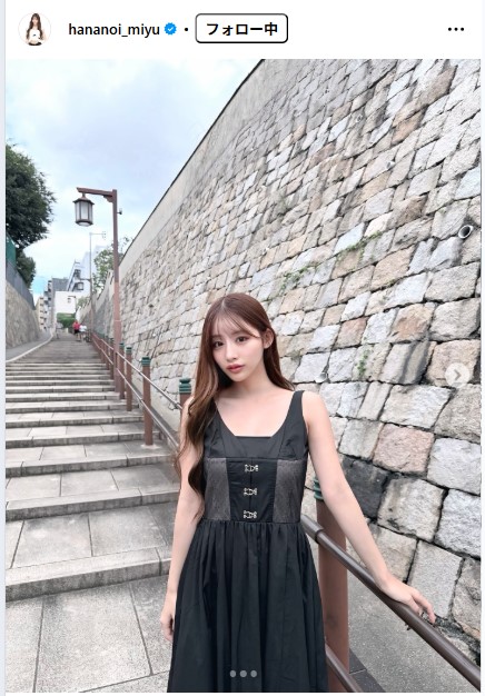花乃衣美優のインスタグラムから